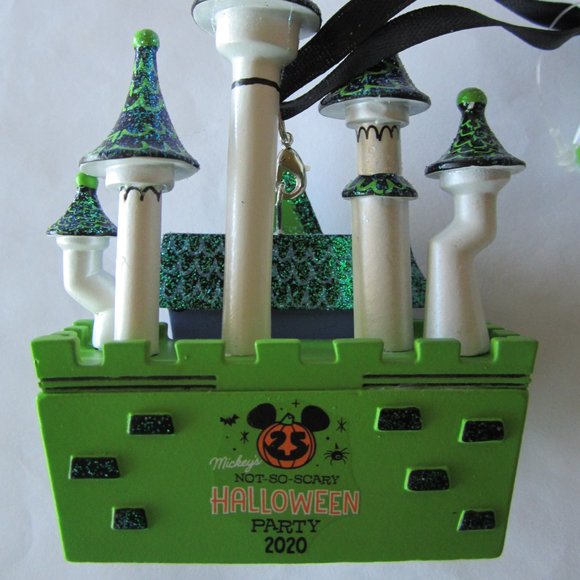 Disney Parks Mickey Castle Halloween Light Up Ornament - Picture 3 of 5
